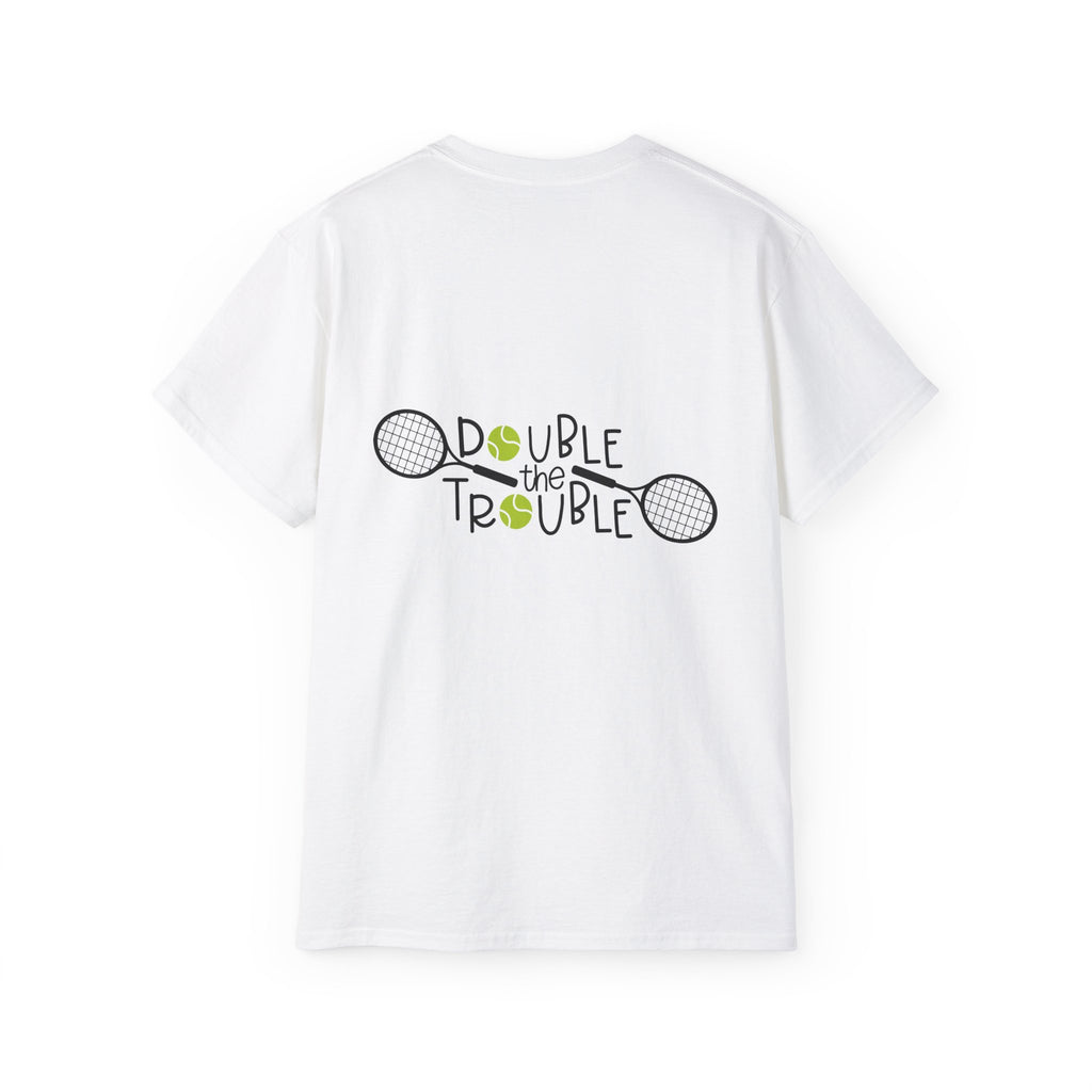 Game Set Love Tennis T-Shirt- Double the Trouble
