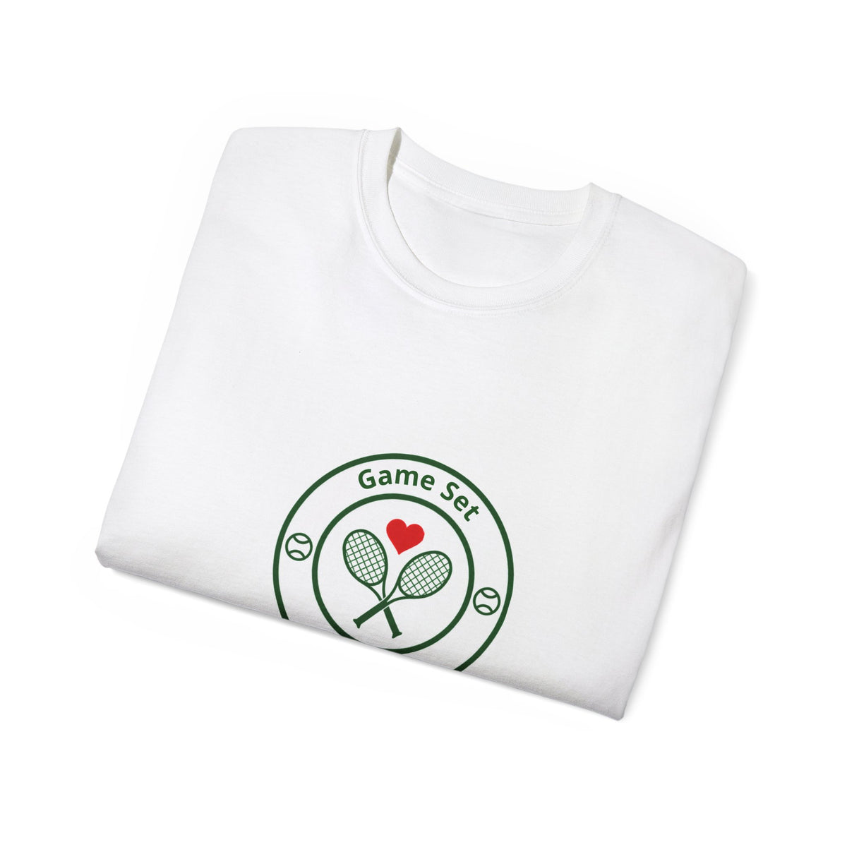 Game Set Love Tennis T-Shirt- Double the Trouble