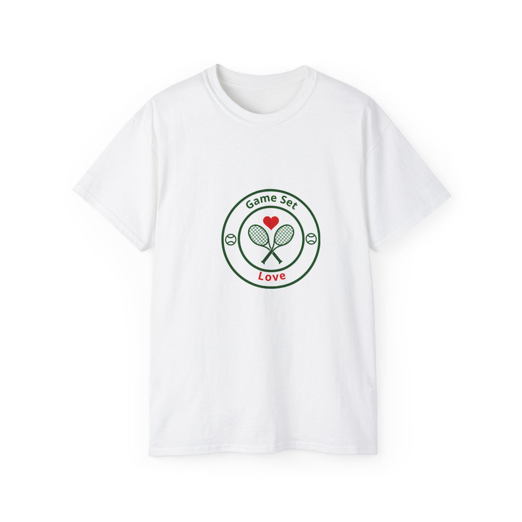 Game Set Love Tennis T-Shirt- Double the Trouble