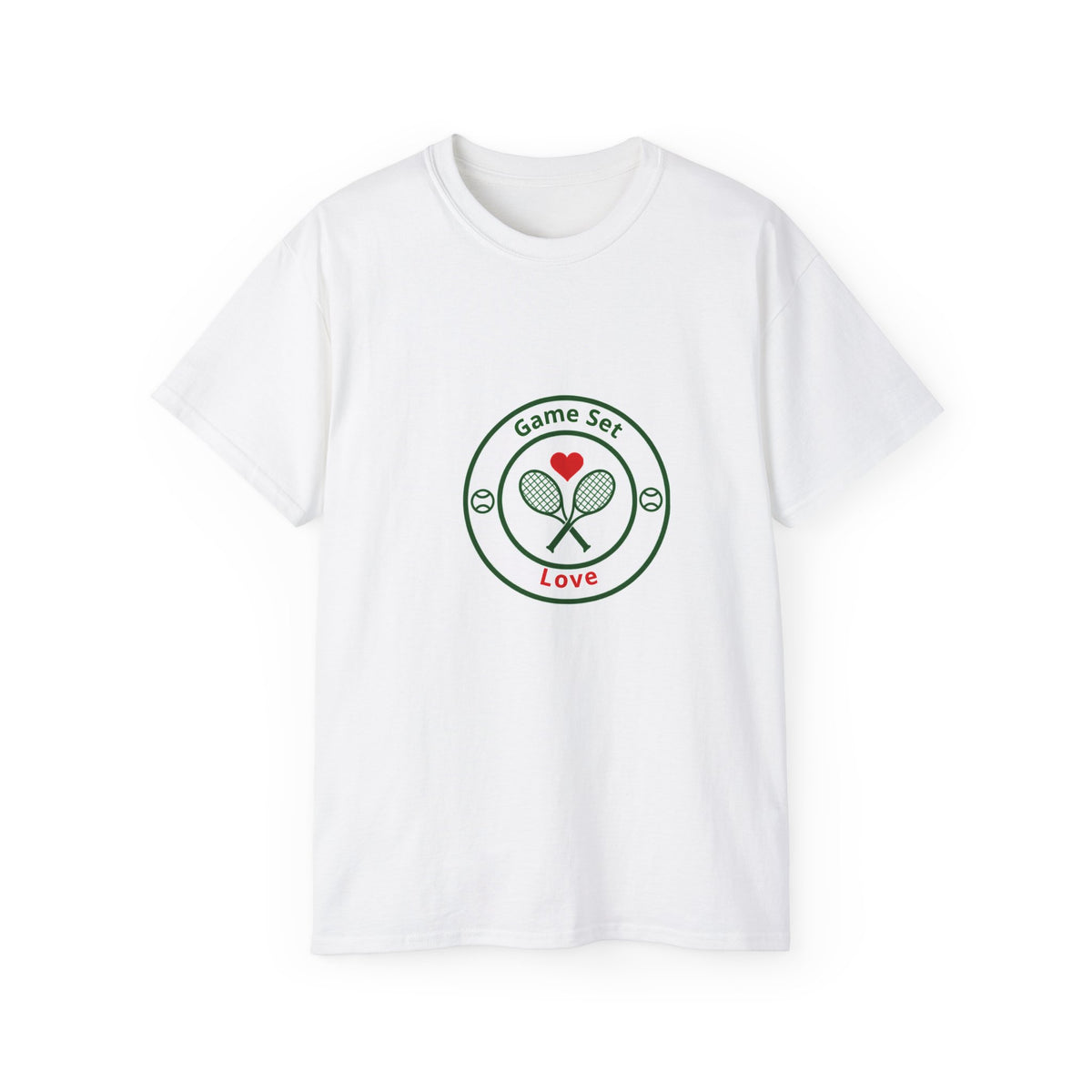 Game Set Love Tennis T-Shirt- Double the Trouble
