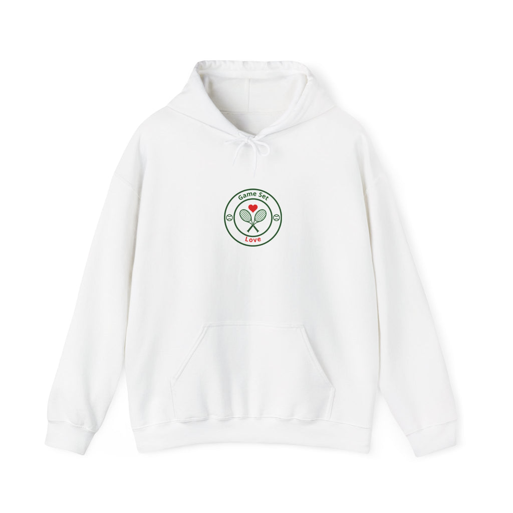 Game Set Love Retro Tennis Racquet Hoodie-Double the Trouble